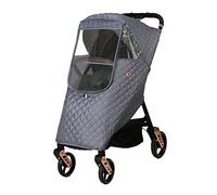 Zjyufy Universal Stroller Rain Cover Large Baby Travel Weather Shield Stroller Protector for Pram Stroller Advanced Dustproof Throw Over Rain Cover Umbrella with Zipper for Outdoor