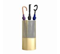 ZJYWMM Umbrella Stands,Umbrella Stand Light,Hollow Out Umbrella Bucket Waterproof and Rustproof,6 Hooks to Store The Folding Umbrella/B/58 * 28Cm