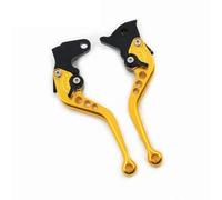 ZJYZYQ Brake Clutch Hand Levers for Triumph for Speed 400 8 Color Adjustable Motorcycle Brake Clutch Levers(Gold 147mm)