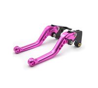 ZJYZYQ Brake Clutch Hand Levers for Vespa for GT125 200 for GTS125ie for 300ie for Super ABS for GTS 300 for GTS250 CNC Motorcycle Scooter Left Right Disc Brake Levers(Pink 147mm)
