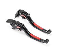 ZJYZYQ Brake Clutch Levers Hand Levers for Ducati for Monster X for Diavel for Panigale for Multistrada for Hypermotard 848 1198 Non-Slip Brake Clutch Lever Motorcycle Accessories(Red)