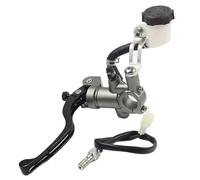 ZJYZYQ Brake Clutch Levers Hand Levers for MT09 07 for R1 for R3 for R6 for CB650 22mm Universal Motorcycle Radial Installation Hydraulic Brake Master Cylinder(Grey Left)