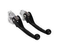 ZJYZYQ Brake Clutch Levers Hand Levers for YZ125 250 for 250F for 250X for 426F for 450F for 450FX for YZ250F for Funparts Motorcycle Forged Aluminum Titanium Brake Clutch Lever(Black)