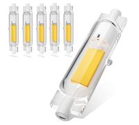 ZJZG R7S LED Bulb 78mm Dimmable, Warm White 3000K 2000LM, R7S 78mm LED Bulb 20W Equivalent 200W Halogen Light Bulbs, Flicker-Free, 360° Light Angle, Energy Saving Floodlight, 6 Pack