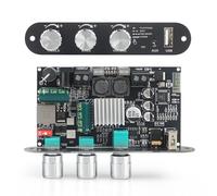 ZK-1001U Mono Amplifier Board with TWS, 100W Power Output, Vehicle Amplifier Supports USB/AUX/Bluetooth,Wide Voltage Input DC9-24V