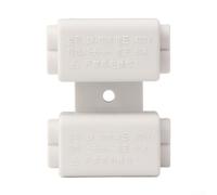 ZK-1306 Wire Splitter 400V 60A 2 Position Terminal Block - Flame Retardant ABS Brass Conductor for 1-6mm² Cable - Electrical Junction Connector Grey