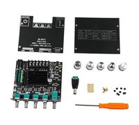 ZK-301B Audio Board Module with for TPA3116D2 Chip, 100W Peak Power Audio Module for AUX USB Flash Drive and Sound Card, Black 24V DC(ZK-MT21)