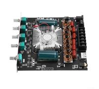 ZK-AS21 2.1 Channel Audio Board TPA3255 5.1 USB AUX Input For DIY Home Theater Speaker System Black