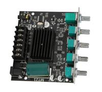 ZK-MT21 100W Bluetooth Amplifier Board, DC12-24V HiFi Subwoofer Audio Amp Board with Adjustable Volume, and Shell, 2.1 Channel Subwoofer Amplifier Board for 4-8Ω Speakers