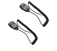 Zkarabc Handheld Microphone HM-133V RJ45 8-pin Speaker Microphone Compatiable for Icom IC-2200H IC-2800H IC-V8000 IC-208H IC-2000H（2 Pack）