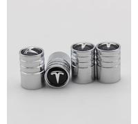 ZKAYHGG 4 Pcs Tire Valve Stem Caps for Tesla Model X Model Y Model 3, Dust Proof Valve Cover Corrosion Resistant Premium Leak-Proof Tyre Caps for Car,B