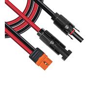 ZkeeShop Solar Connector to XT60i Adapter XT60i-F Solar Panel Connector 12AWG Waterproof Cable for Solar Generator Solar Electric Generator (3M)