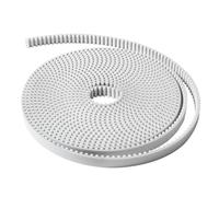 Zkenshan-3D Printer Timing Belt HTD5M Timing Belt Width 15 20 30 40mm Color White Black PU Polyurethane With Steel Core HTD 5M Open Synchronous Pulley, Synchronous Belts(5 Meters,White 12mm)