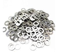 Zkenshan-washers Aluminium Sealing Ring Metal Gasket Crush Washer Flat Seal Ring Meson Pad, M3 M4 M5 M6 M8 M10 M12 M14 M16 M20 M22 M24 M26 M27 M30, good wear resistance ( Inner Diameter : M8X18X2 )
