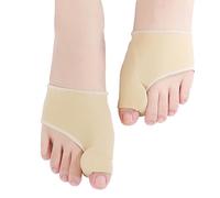 ZKFSIE 3 Pairs of Bunion Pads for Bunion Relief Bunion Corrector, Epitact Bunion Corrector for Day and Night Use, Non-Surgical Correction for Pain, Medium Size, Skin Tone
