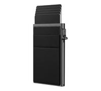 ZKFSIE RFID Card Holder Slim Metal Wallet - Pop-Up Credit Card Holder for Men, RFID Blocking Smart Wallet with Aluminium Case - Mens Wallet for Cards & Cash