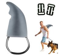 ZKFSIE Shark Costume, Under The Sea Costumes Shark Fin, Shark Costume for Kids and Adults, Shark Fin Accessory for Beach Party, Birthday Party, Role Play, Family Gathering, Gray Shark Fin with Straps