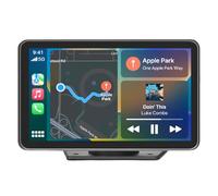 2025 Enhanced Carplay Screen - 7 Inch HD Portable Carplay and Android Auto with Bluetooth, HD Backup Camera, GPS Navigation, Siri, FM Radio, AUX and Mirror Link, Compatible with