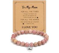 ZKIUOA Mum Birthday Gifts For Mum On Her Birthday Gift Mummy Bracelets for Womens Gift For Christmas Retirement Mothers Day Charm Bracelet Presents For Motner In Law Stepmum from Daughter Stepdaughter