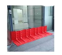 zklaseot Barrier Flood, Flood Prevention Water Baffle Emergency Waterproof Wall Plastic L-shaped Portability For Garage Warehouse Blocking Water Flood Prevention, 2pcs