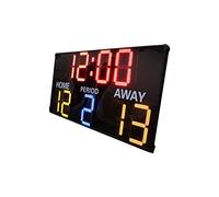 ZKLGS Digital Scoreboard, Battery Powered Electronic Basketball Scoreboard With Buzzer, For Super Large Led Digital Scoreboard Sports Electronic Football Scoreboard Time Counting Equipment