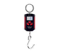 ZKLGS Hanging Scale, Mini Electronic 50Kg 10g Hanging Scale LCD Digital Scale Fishing Weights Pocket Scale Luggage Scales 200kg/300kg/50KG(Gold)