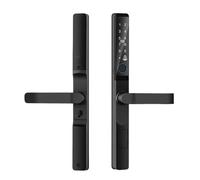 ZKLGS Smart Door Lock, 85 92mm Mortise Smartphone Access Keyless Entry Door Lock Handle Ultra-thin App Remote Operation WiFi Smart Lock(4592)