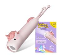 ZKLiLi Kid rechargeableLED Torch Flashlight, LED for Both Boys and Girls, Unicorn Fun Flashlight Suitable for Camping and Outdoor Exploration, Birthday Gift,1 Pack of Unicorns