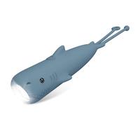 ZKLiLi Kid's Flashlight Rechargeable LED Torch, Shark Fun Kid Flashlight Suitable for Camping and Outdoor Exploration, Dog Walking, Birthday Gift, 1 Pack of Sharks