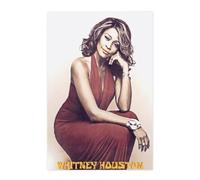 ZKMBMU Singer Whitney Houston Poster4 Self Adhesive Poster24x36inch(60x90cm)