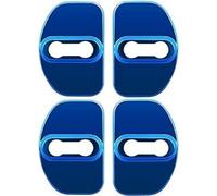 ZKNing 4PCS Car Door Lock Cover Protector for SKODA Kodiaq GT 2019-2024, Guard Latch Cap Sticker Buckle Anti-Corrosion Automotive Interior Quiet Closing Anti and Vibration Dampening,E/Blue