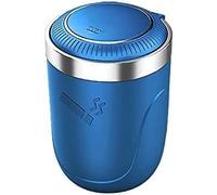 ZKNing Car Ashtray for Mitsubishi Eclipse Cross 2025-2021, with Lid Detachable Easy Clean Self Extinguishing Ash Tray Smokeless Portable Sealed Flame Retardant High Temperature Resistant,Blue