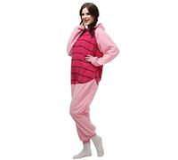 ZKomoL Adult Onesie Costumes Unisex Christmas Party Pajamas for Women Cosplay Sleepwear, Redpig, M