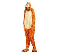 Adult Onesie Unisex Party Pajamas for Women Cosplay Sleepwear (Jump Tiger, Medium)