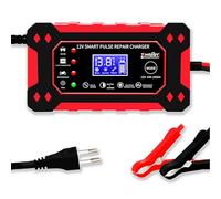 ZKSJFU Motorbike Battery Charger for Dio 100 2011-2023, Intelligent Maintainer with Digital LCD Touch Display, Seasonal Charging