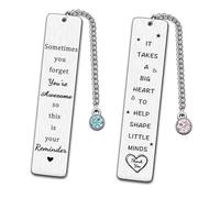 ZKSXOA 2pcs Bookmark Gifts for Women, Inspirational Personalised Gifts for Women, Encouraging Presents for Women, Her, Girlfriend, Wife, Best Friend, Mother, Teacher, Sister, Daughter, Colleagues