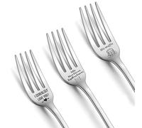 ZKSXOA 3 pcs Forking Love You Funny Engraved Forks, Stainless Steel Engraved Fork, Personalized Letter Dinner Fork-I Forking Love You, Unique Carving Fork Best Gifts for Christmas Valentine's Day