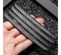 ZKSXOA Car Door Edge Protector - 4 Pcs Universal Carbon Fiber Guard for Doors, Bumpers, Rear View Mirrors