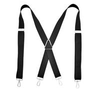 ZKSXOA Mens Braces with Very Strong Metal Clips,Heavy Duty Suspenders with Metal Clips,Adjustable and Elastic X Form,Mens Braces for Father's Day, Halloween