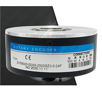 ZKT8020-003G-2500BZ3-5-24F Rotary Encoder Hollow Shaft Rotary Optic Encoder Speed Sensors Applied In Elevator customize 18 20 30 (Size : 2500Pulse, Color : 20MM)