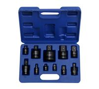 Zktfyshk 11pcs Impacts Adapter Reducer Set Joint Rotation Socket Adapter Suitable for 1/4" 3/8" 1/2" 3/4" 1" Drives