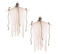 Zktfyshk 2pcs Halloween Hanging Specter Ornament Haunts House Scene Layouts Props Skeletons Specter for Festivities