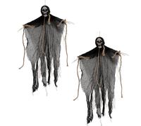 Zktfyshk 2pcs Halloween Hanging Specter Ornament Haunts House Scene Layouts Props Skeletons Specter for Festivities