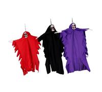Zktfyshk 3pcs Halloween Skeletons Specter Hanging Props Skull Specters Ornament for Home Haunts House