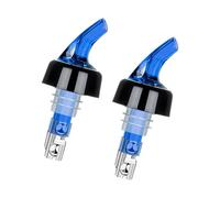 Zktfyshk 45ml Automatic Measured Drink Pour Nozzle 2PCS Metal Bead Liquor Pourer Beverage Dispenser Seal for Exact Serving Party Drink Accessories