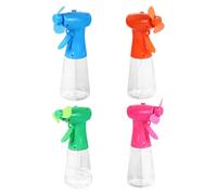 Zktfyshk 4Pcs Rotating Head Manual Sprayer Cooling Fan Handheld Misting Humidifying Cooling Fan for Outdoor Activities Party Gift Portable Misting Fan Cooling Fan