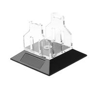 Zktfyshk Acrylic Reel Display Stand for Baitcasting Reels Long Time Use Stable Construction in Various Climates Acrylic Fishing Reel Display Stand for Baitcasting Reels Storage Easy Assembly No Tool