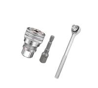 Zktfyshk Adjustable Universally Socket Wrench, Manual Socket Wrench,Sleeve, 10mm-19mm Universally Socket Tool for 3/8"