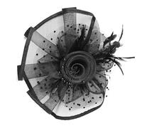 Zktfyshk Classical 1920s Costume Hat Feathered Fascinator Hat For Women Social Event Great For Garden Parties And Fashion Show