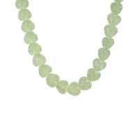 Zktfyshk Colorful Love Candy Resin Collarbone Necklace Unique Design Lightweight Fashion Neck Chain Jewelry For Women